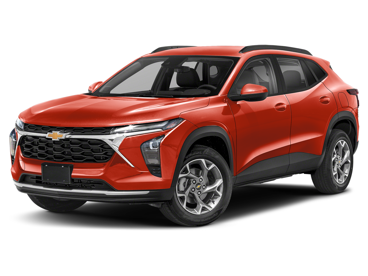 2024 Chevrolet Trax 1RS in Cacti Green — front three-quarter view